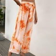 thumbnail image 3 of High Waist Pants For Women Yoga Pants Clearance Hot Sale Womens Casual High Waist Tie Dyed Color Loose Pants Comfy Stretch Tie Sweatpants Pants, 3 of 4