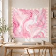 thumbnail image 5 of Pink Marble Waves Across White Fabric, Dreamy Abstract Style for Abstract Art Fans, Aesthetic Wall Decor, Housewarming Gift, Tapestry Wall Hanging for Bedroom and Dorm, 5 of 6