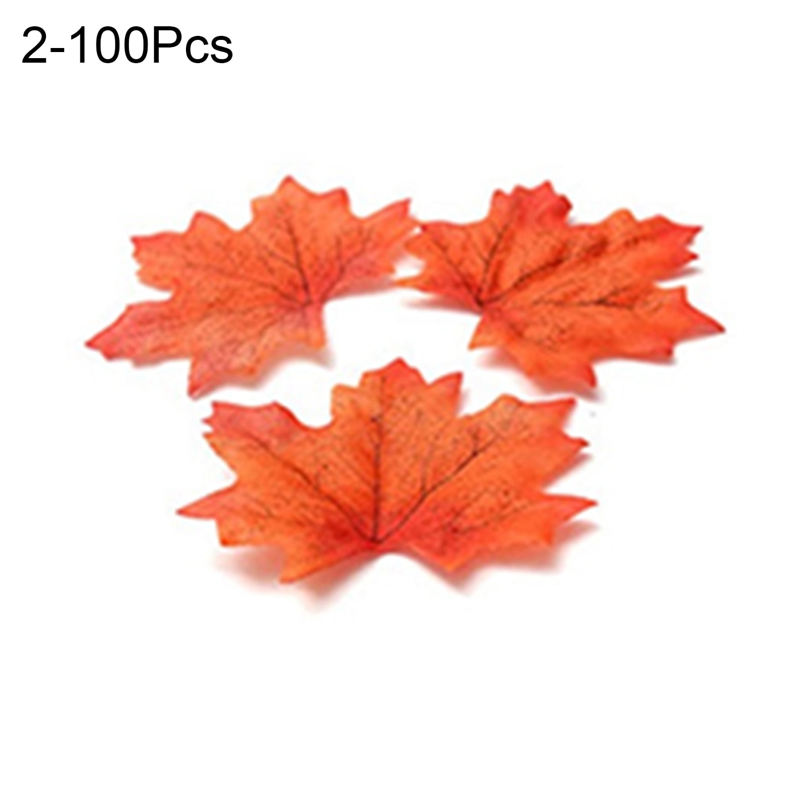 Details about   100Pcs Artificial Maple Fall Leaves Autumn Leaf Wedding Table Favor Decoration 