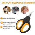 thumbnail image 4 of Cortauñas para gatos - Cortauñas profesional para gatos y Cortauñas para gatos - El cortaúñas para gatos es adecuado para todos los animales pequeños como perros, gatos, cachorros, gatitos, pájaros, erizos, hurones, conejos, hámsters. Ormromra CZMR-HY41, 4 of 7