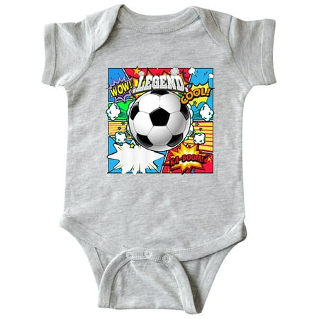 

Inktastic Soccer Superhero Gift Baby Boy or Baby Girl Bodysuit