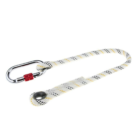 Cordón Prusik de 16 mm con bucle precosido y resistente al enganche por fricción de ojo a ojo
