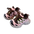 thumbnail image 3 of Kogui Baby Girl Walking Shoes Baby Toddler Walking Socks Non-Slip Breathable Unisex Casual Sneakers Size 8.5 (Pink,8.5 Toddler), 3 of 6