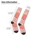 thumbnail image 2 of Fotbe Corals Calcetas Divertidas Estampadas para Hombre y Mujer, Calcetas de Algodón hasta la Rodilla para Caminar, Correr, Enfermería y Embarazo, 2 of 6
