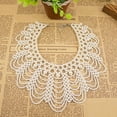 thumbnail image 3 of AYYUFE Elegant Women Hollowed Imitation Pearl Choker Bib Collar Statement Necklace, 3 of 7