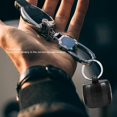 thumbnail image 2 of AVEKI Travel Jewelry Keychain,Portable Rings Holder Jewelry Storage Keychain Small Rings Storage Case Jewelry Container Keychain(Black) 0516M, 2 of 8
