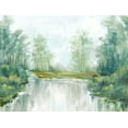 thumbnail image 2 of Watts, Eva 32x25 White Modern Wood Framed Museum Art Print Titled - Jade Forest III, 2 of 4