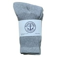 thumbnail image 2 of 240 Pairs Of Yacht & Smith Wholesale Kids Crew Socks, Childrens Cotton Casual Crew Socks Size 6-8 (Gray), 2 of 2