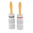 thumbnail image 1 of Conector banana de 4 mm 2pcs Banana Plug Conector de sonido con Cerradura de Doble Tornillo Herramientas Fanmusic Conector banana de 4 mm, 1 of 6