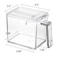 thumbnail image 7 of Yamazaki Home Spice Container - Two Sizes, White, ABS Plastic, Large, 2.75 cups, 650 milliliters, Handles, No Assembly, 7 of 7