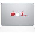 thumbnail image 1 of The Decal Guru Edible Apple MacBook Decal Vinyl Sticker - 12" MacBook - Red (1056-MAC-12M-DR), 1 of 1