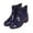 Blue, variant on Women's Rain Boots Travel Outdoor Boots Rubber Non-slip Garden Shoes Casual Waterproof Slip-On Chelsea Booties Shoes