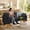 Dark Gray, variant on Corduroy Loveseat for Small Spaces – 2-Seater Deep Seat Sofa, Removable Washable Covers, Cloud Soft Couch for Apartments, Dark Gray