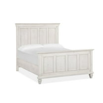 Magnussen Home Newport Alabaster Queen Panel Bed
