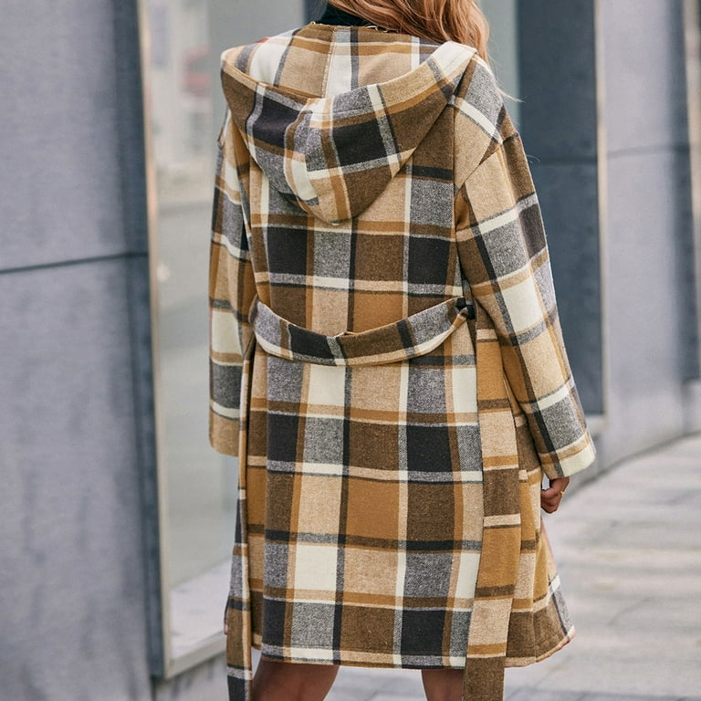 MASRIN Rain Trench Coat Women Womens Zip Up Rain Jacket Long