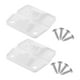 thumbnail image 3 of Juego de 2 bisagras de plástico para refrigerador, repuesto con tornillos, accesorios para reparación de cajas de refrigeradores, bisagras para refrigerador con tornillos., 3 of 5