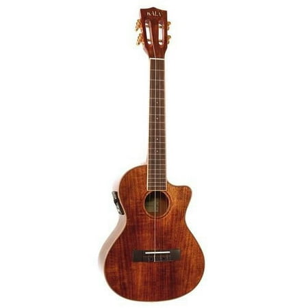 Kala KA-KTGE-C Hawaiian Koa Tenor Cutaway Acoustic Electric Ukulele