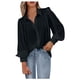 thumbnail image 1 of Camisas Para Mujer, de Gran Tamaño, A La Moda, de Manga Larga, Con Cuello Vuelto, Con Botones, Manga Farol, Blusa Odeerbi ODB133049, 1 of 7