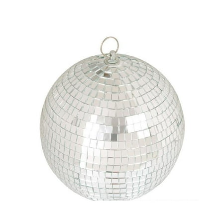 Bali Mirror - Mirror Disco Ball – 8-Inch Silver Lighting Ball, Party Decorations Dance And Music Festivals – By Ecstatic Novelty