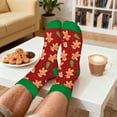 thumbnail image 6 of Funny Christmas Socks for Men Women Teens Boys - LET'S GET BAKED Gingerbread Man Holiday Novelty Fun Funky Cute Crazy Silly Socks - Secret Santa Xmas Christmas Gifts Ideas Stocking Stuffers, 6 of 8