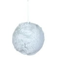 thumbnail image 3 of Northlight Faux Fur Plush Ball Christmas Ornament - 4" - Light Green, 3 of 9
