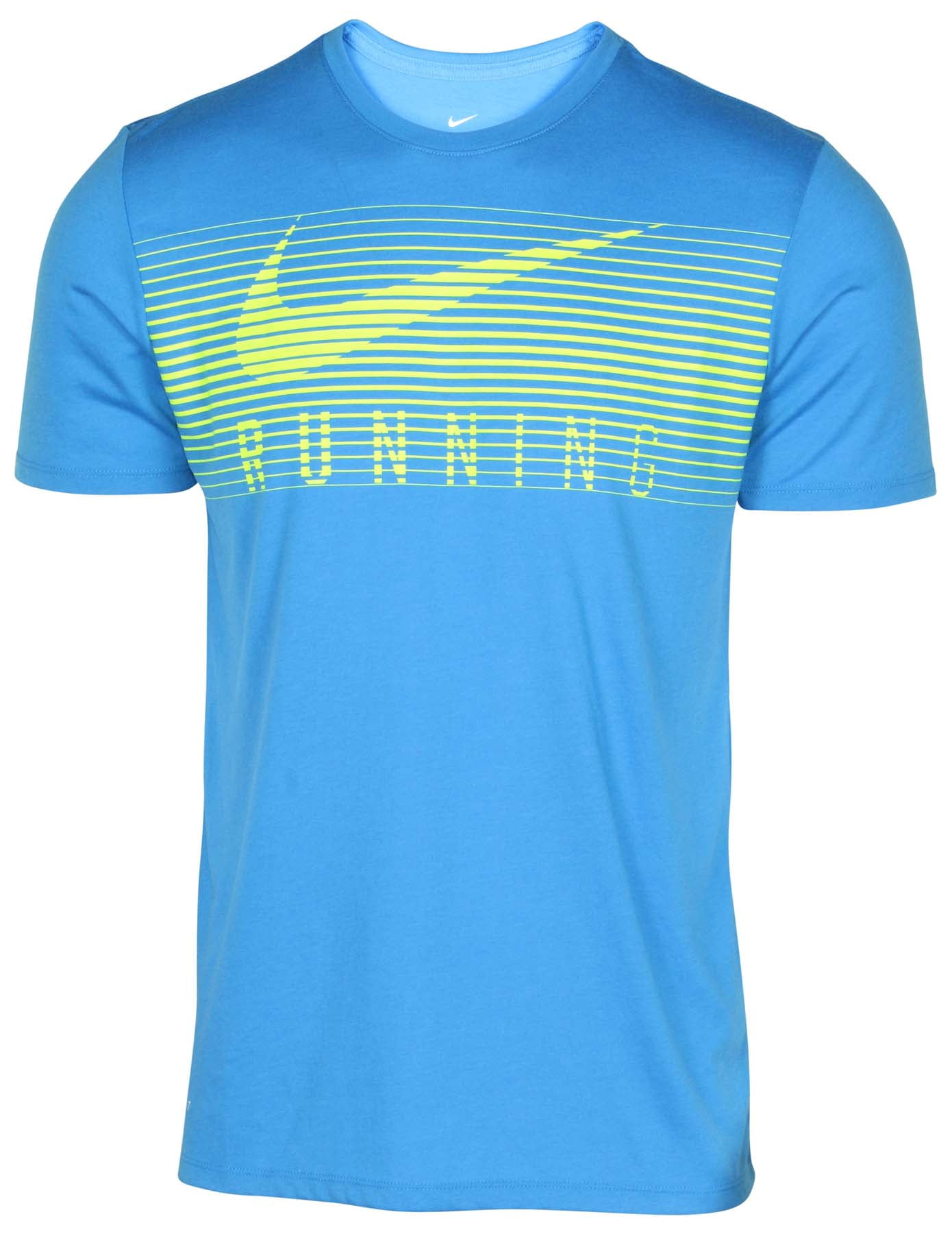 Nike Dri-Fit Double Swoosh Running Blue - Walmart.com