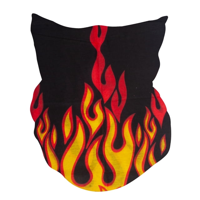 Top Headwear Couvre-Visage Tour de Cou - Flammes
