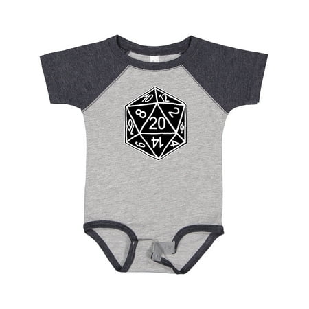 

Inktastic 20 Sided Black Dice Gift Baby Boy or Baby Girl Bodysuit