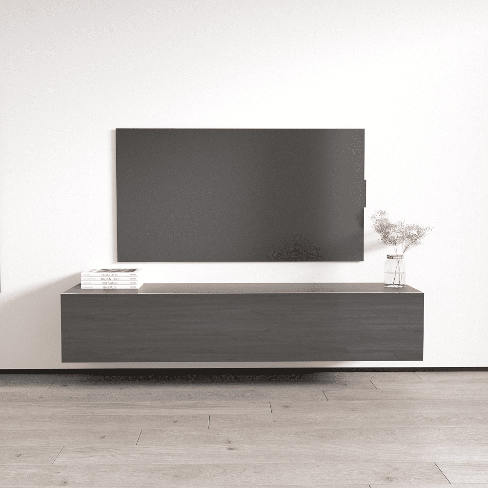 Fly Type30 Floating TV Stand for TVs up to 70", Modern High Gloss 63
