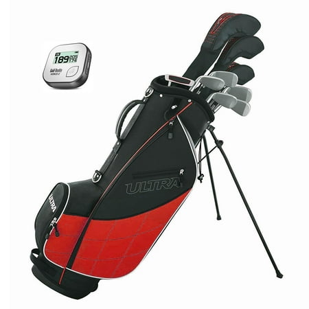 Wilson Ultra Mens Complete 13 Piece Right Handed Golf Club Bag Set & (Best Rated Golf Rangefinders)