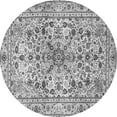 thumbnail image 1 of Ahgly Company Indoor Round Persian Gray Traditional Area Rugs, 7' Round, 1 of 1