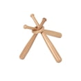 thumbnail image 1 of Support de Baseball Mini 18cm avec Cercles Support de Batte de Baseball Bois Support de Baseball en Bois Amovible, 1 of 9