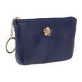 thumbnail image 3 of Unique Bargains 1 Pc Coin Purse Wallet Portable Five-Petal Flower With Two Zip Pockets Coin Purse Pouch Blue, 3 of 5
