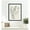 Svelte Noir Black, variant on Kate and Laurel Framed Wall Art Print SB Protea Sketch No. 2 by Sara Berrenson, 32 x 42, Woodgrain Stripe Mocha Frame, Modern Contemporary, Still Life Art for Wall Decor