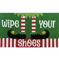 Briarwood Lane Wipe Your Elf Shoes Coir Doormat 18 x 30