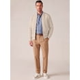 thumbnail image 6 of GIRUNS Mens Bomber Jacket Lightweight Casual Varsity Fall Winter Jackets Zip-Up Outerwear Coat Khaki 2XL, 6 of 8