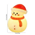 thumbnail image 3 of Christmas Night Light - Festive Illuminated Decor For Home Bedroom & Desk, Cute Xmas Themed Lamp To Enhance Holiday Atmosphere & Soft Lighting, White, 1pcs, 3 of 6