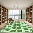 thumbnail image 2 of ODIKA 8'x10' Machine Washable Non-Slip Area Rug, Nature s Embrace with Interlocking Leaf High Traffic Rug with Pad, Green, 905881, 2 of 8