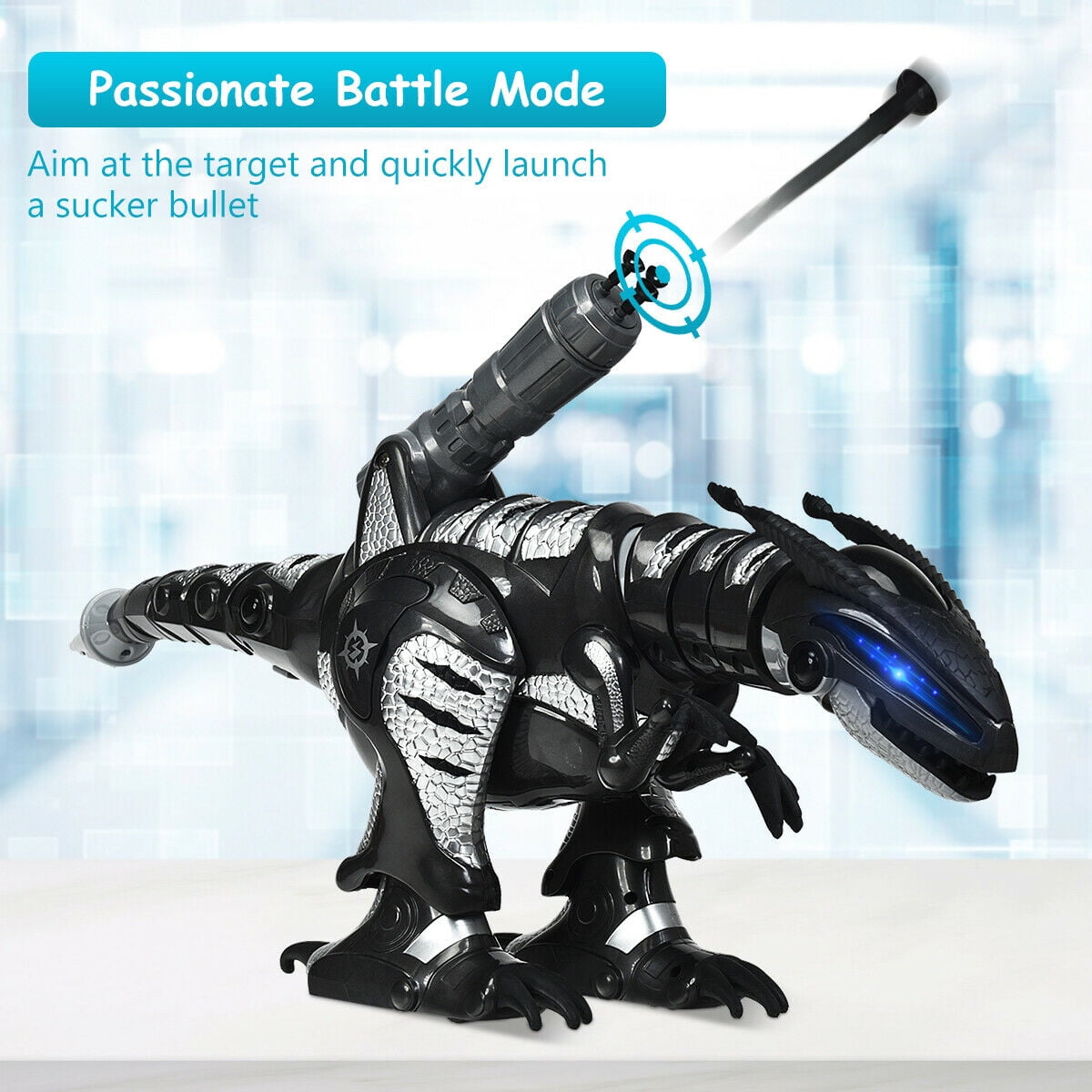 remote control dinosaur target