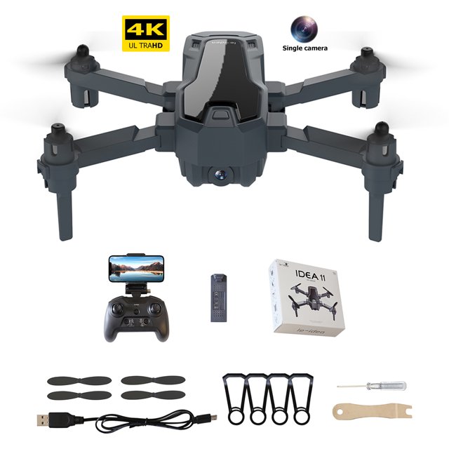 3D Flip FPV Drone 4K HD Cámara Altitude Hold 2.4G 4CH RC Quadcopter (1 batería) Ehuebsd libre de BPA