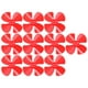thumbnail image 2 of 10 piezas Hélice 4 palas Viento fuerte Materiales duraderos Peso ligero 40 mm Hélice de coche de juguete DIY Rojo, 2 of 9