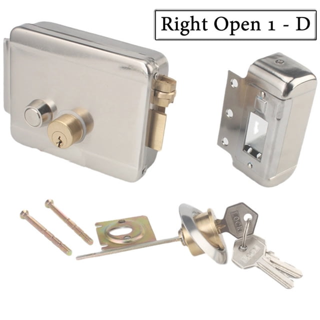 Electric Control Lock Electronic Magnetic Door Lock For 12V DC Access Control System Video Intercom Door Phone System ,Ultra-Quiet Operation