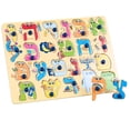 thumbnail image 1 of Puzzle Rite Lite Alef Bais Aprende el alfabeto hebreo para niños en madera, 1 of 7