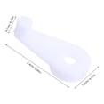 thumbnail image 2 of Luxshiny 60Pcs White Wall Mount Mirror Clips for Versatile Frameless Mirror Fixing, 2 of 8