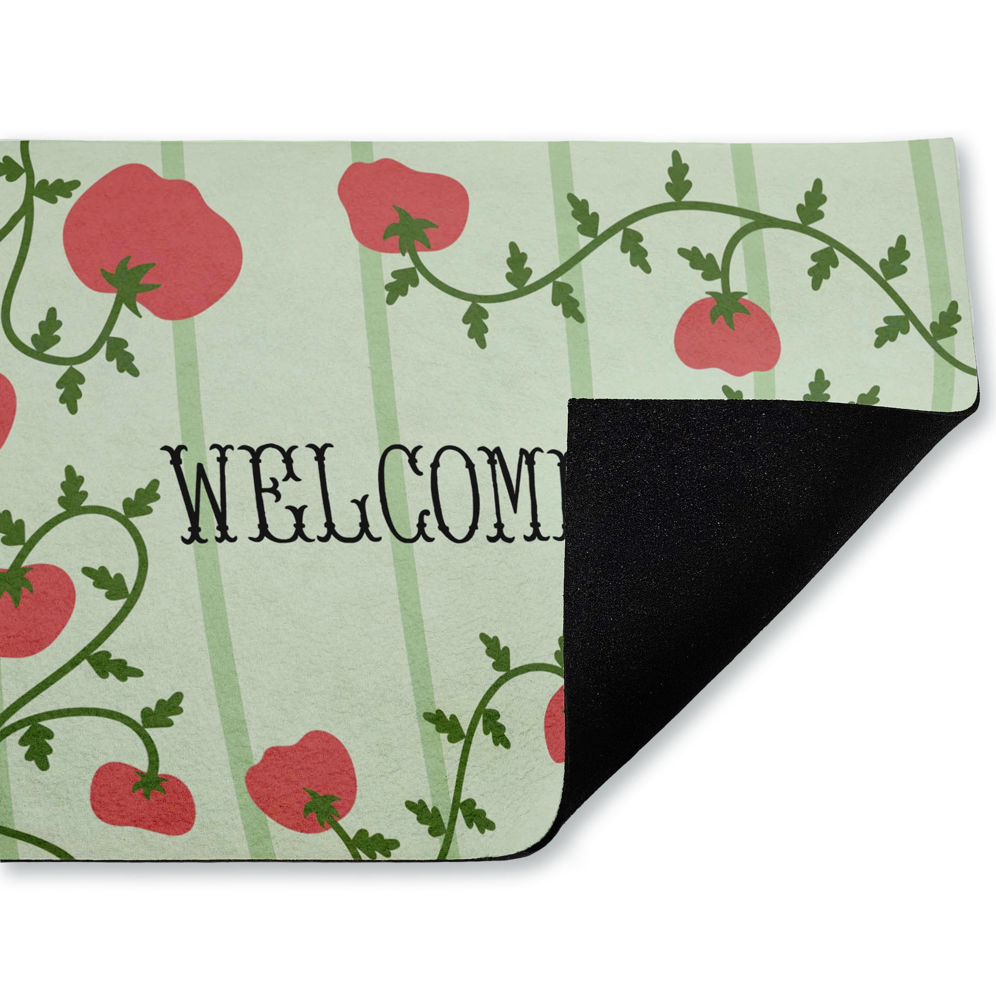 Stupell Industries Tomato Vine Greeting Printed Outdoor Door Floor Mat, design by Lil' Rue
