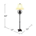 thumbnail image 2 of Pine Creek 63-Inch Floor Lamp, Bison Brown, 2 of 2