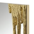 thumbnail image 6 of Antique Gold Foiled Icicle on a Frameless Rectangular Wall Mirror,48"x20", 6 of 13