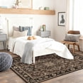 thumbnail image 4 of 5x7 Washable Area Rug Non-Slip Low Profile Vintage Distressed Oriental Rug for Living Room, Bedroom, Dining Room, Office, 4 of 13