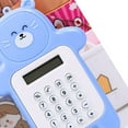 thumbnail image 1 of Calculadora portátil, calculadora portátil, linda calculadora con forma de oso, lindas calculadoras, durabilidad comprobada, 1 of 5