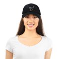 thumbnail image 5 of DALIX Black Cat Hat Womens Halloween Baseball Cap in Black, 5 of 6